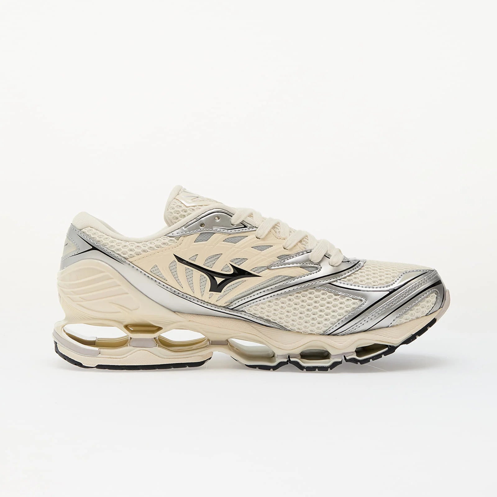 MIZUNO WAVE PROPHECY LS Pristine/ Black/ Silver