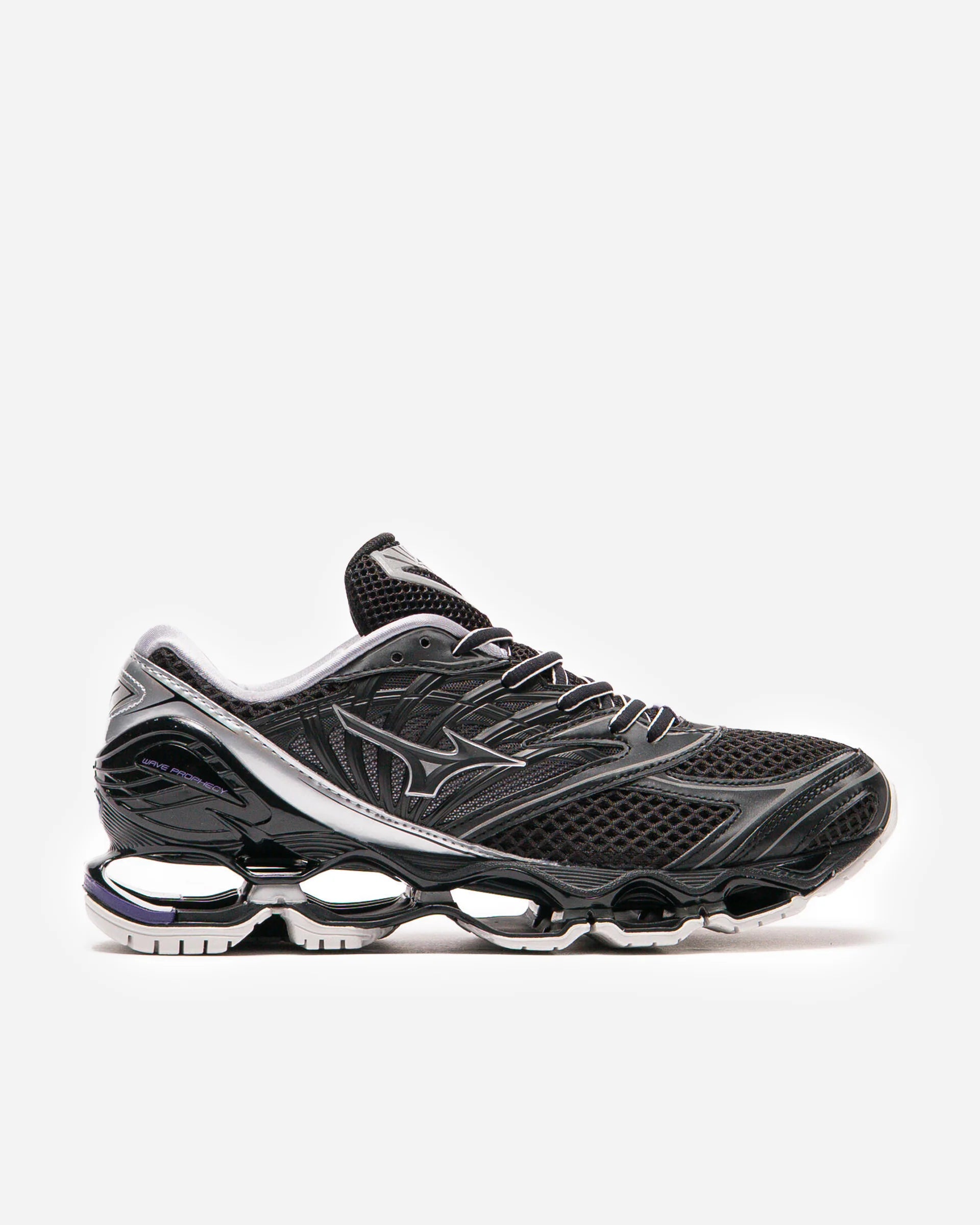 MIZUNO  Wave Prophecy LS Black/Silver/Purple Haze