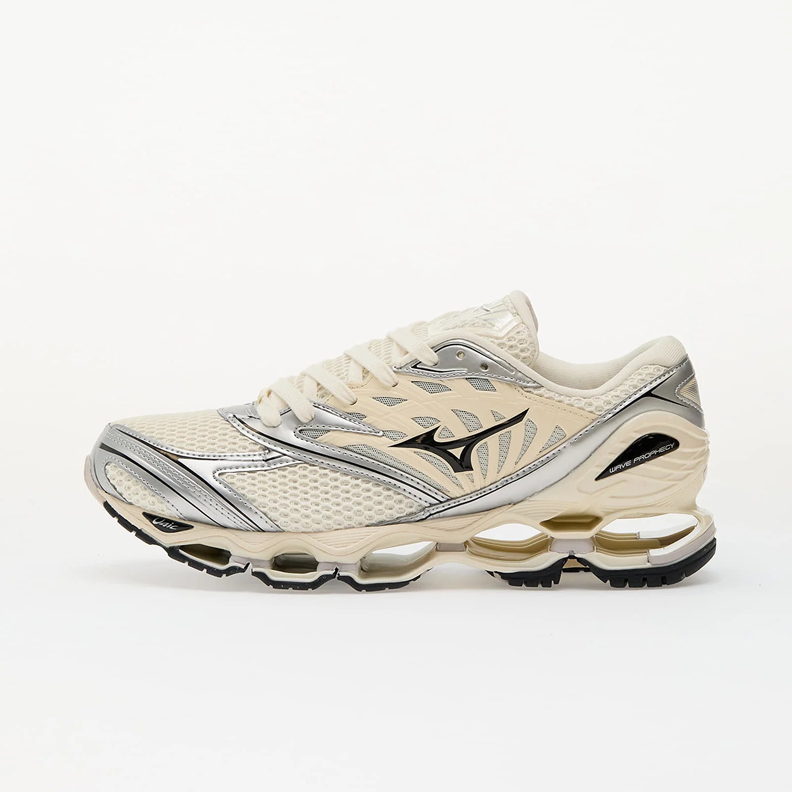 MIZUNO WAVE PROPHECY LS Pristine/ Black/ Silver